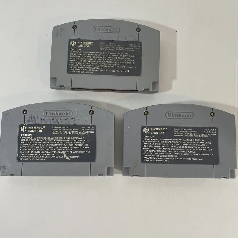 N64 Wrestling Game Lot WCW nWo Revenge World Tour WWF War Zone Tested